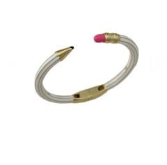 Özel Seri Kalem Gold Şerit Detay Kelepçe Bileklik