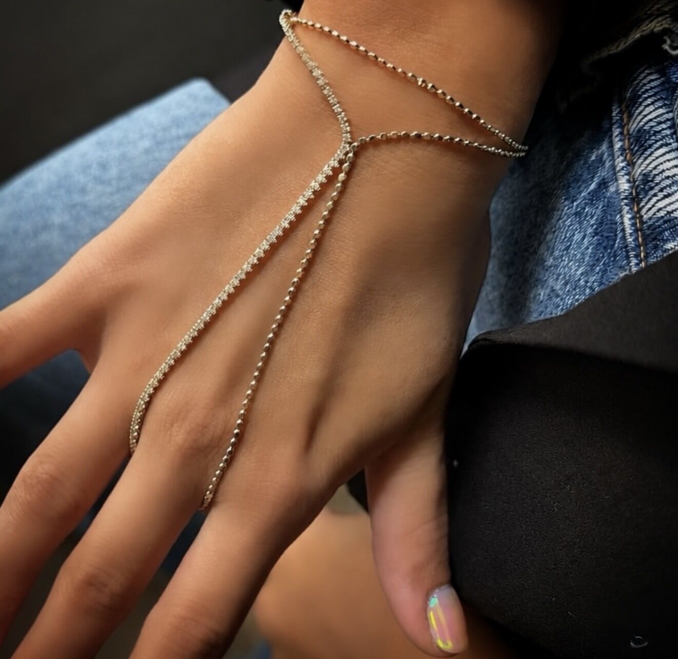 Ezme Model Tek Tarafı Zirkon Taşlı Şahmeran