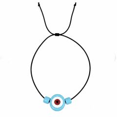 Nazar Cam Boncuk Asansörlü Choker Kolye