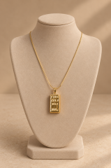 Özel Seri Fine Gold Külçe Kolye