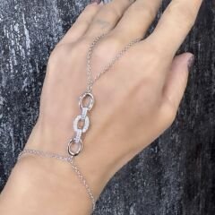 İthal Zirkon Taşlı Oval Figür Şahmeran