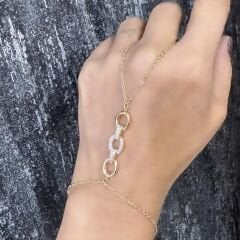 İthal Zirkon Taşlı Oval Figür Şahmeran