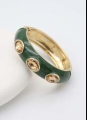 Özel Seri Taşlı Kemik Kelepçe Bileklik