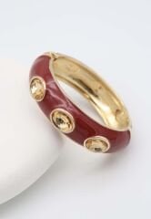 Özel Seri Taşlı Kemik Kelepçe Bileklik