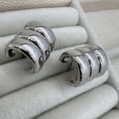 Çoklu Plaka Görünüm C Model Halka Küpe