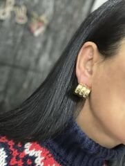 Çoklu Plaka Görünüm C Model Halka Küpe