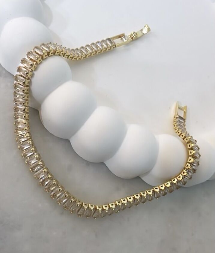 Özel Seri 14K Altın Kaplama  Baged Su Yolu Bileklik