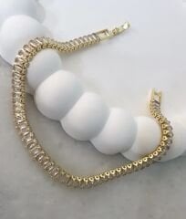 Özel Seri 14K Altın Kaplama  Baged Su Yolu Bileklik