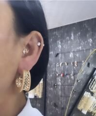 Özel Seri İşleme Tasarım Küpe