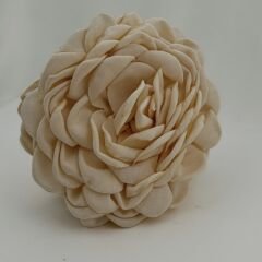 Büyük Boy Kumaş Gül Mandal Toka