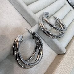 Çoklu Görünüm Plaka Halka Küpe