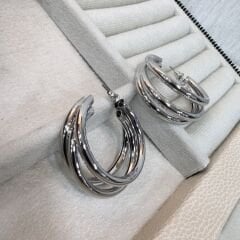 Çoklu Görünüm Plaka Halka Küpe