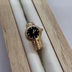 Özel Seri Renkli Saat Figür Vintage Yüzük