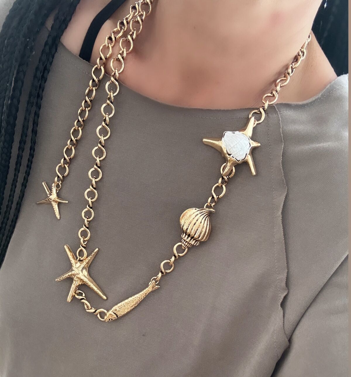 Özel Seri Marka Model Deniz Figürleri Detay Kolye