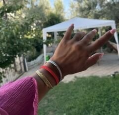 Özel Seri Çelik Dolamalı Mıknatıslı Bileklik