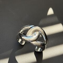 Özel Seri Örgü Görünüm Kelepçe Bileklik