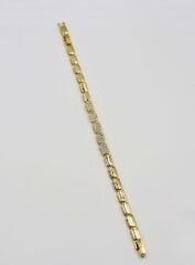 Özel Seri 14K Altın Kaplama  Baged Kare  Bileklik