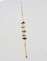 Özel Seri 14K Altın Kaplama Damla Detay Bileklik