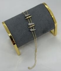 Özel Seri 14K Altın Kaplama Damla Detay Bileklik