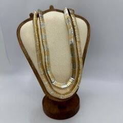 Özel Seri Marka Model İkili Şerit Kolye