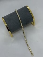 Özel Seri 14K Altın Kaplama Sıra Taş Detay Bileklik