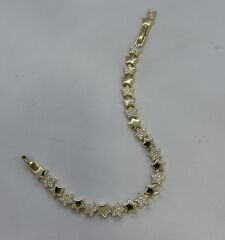 Özel Seri 14K Altın Kaplama  Figür Bileklik